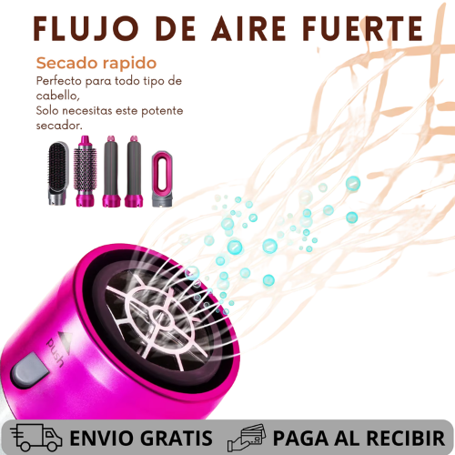 Cepillo para cabello 5 en 1